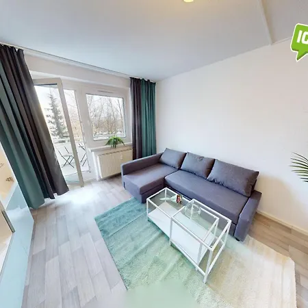 Moderner Plattenbaucharme Apartment Chemnitz